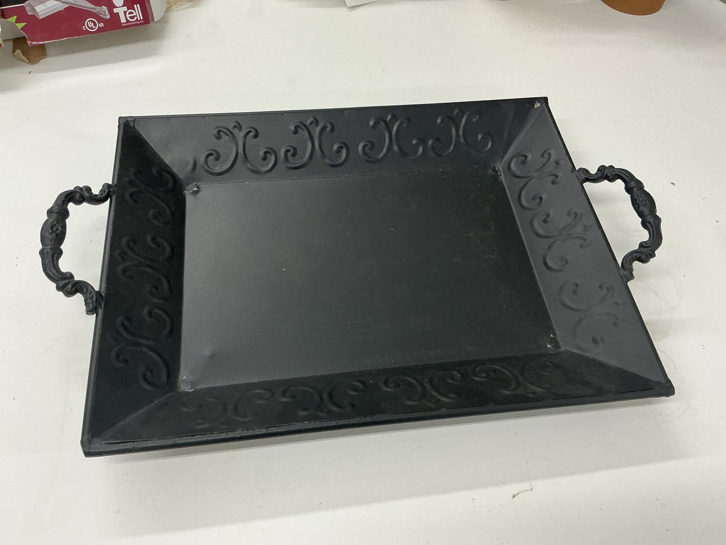 Black Metal Tray