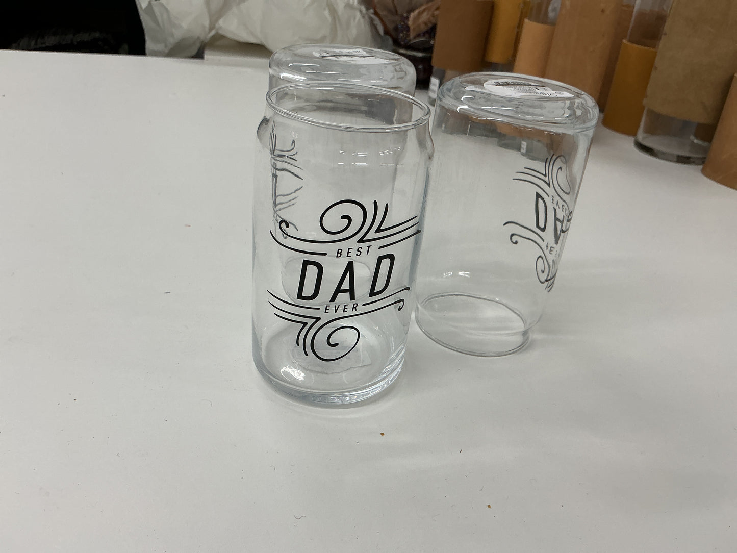 Best Dad Glass