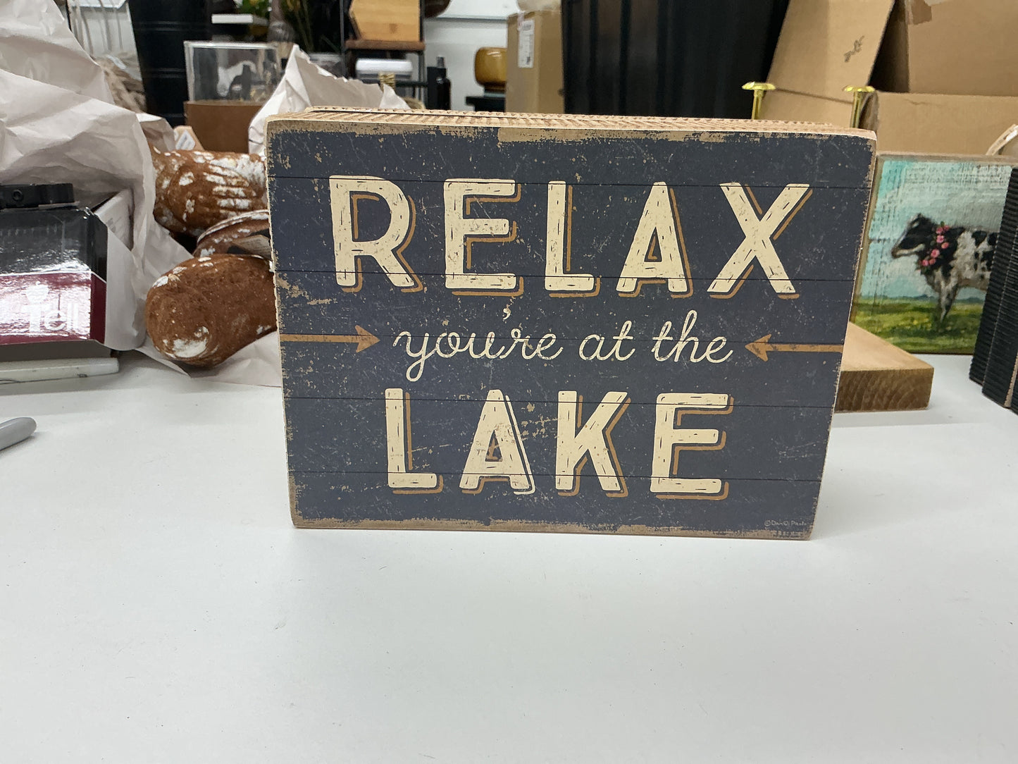 Relax Wooden Sign