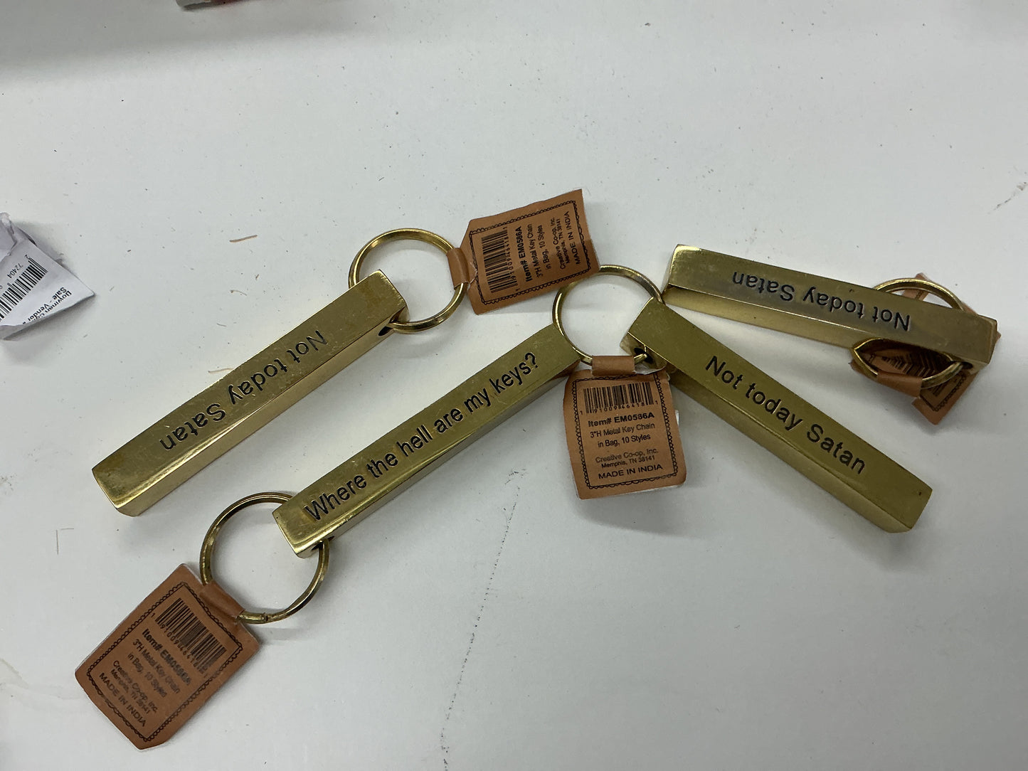 Brass Keychain