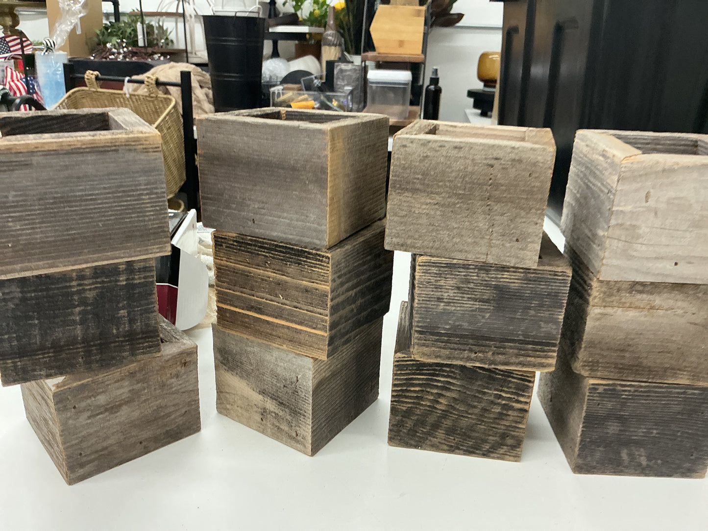 Recycled Wood Boxes