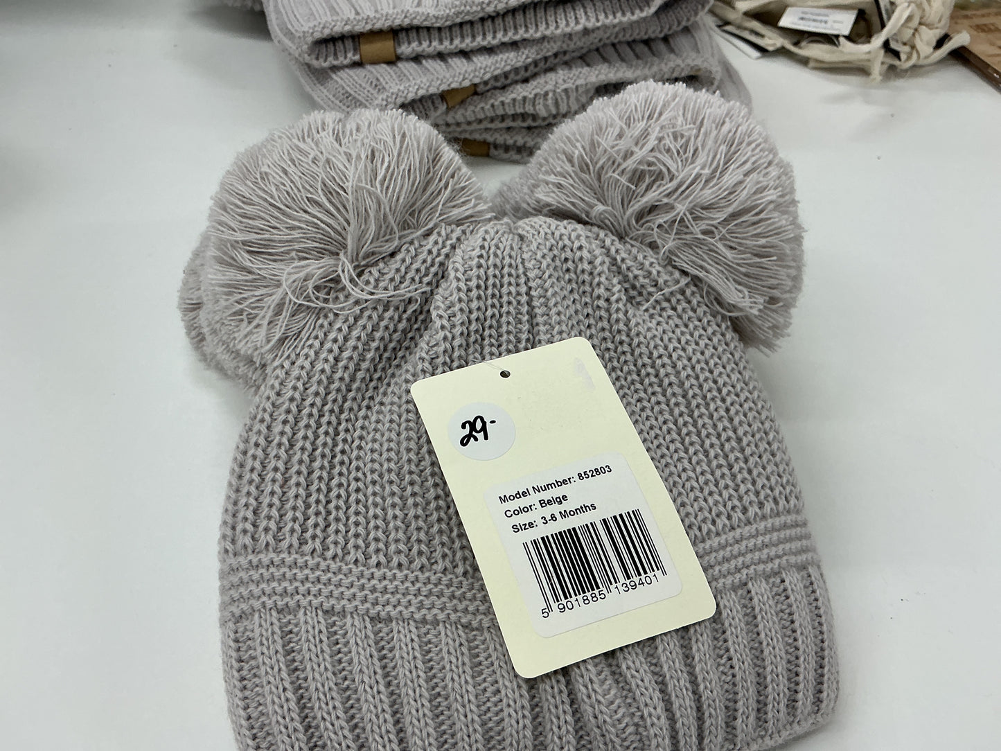 Child Hat Ears - 3-6 mo