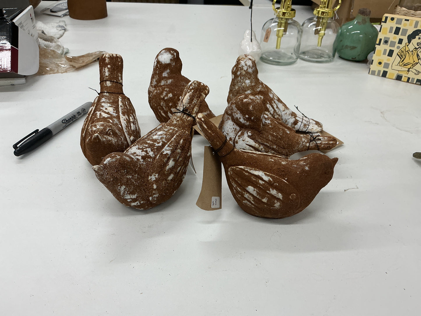 Resin Distressed Bird