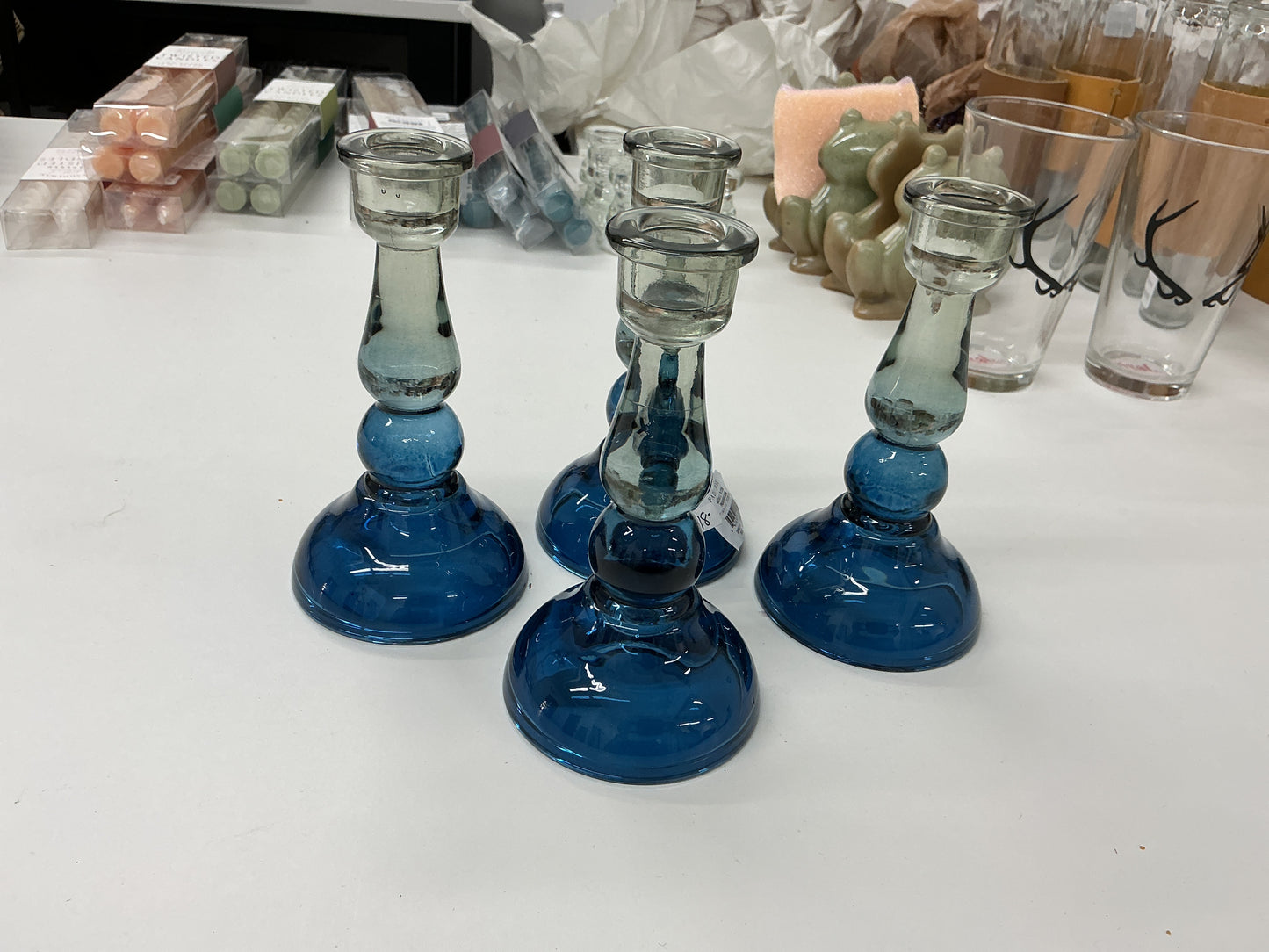 Candle Holder Blue