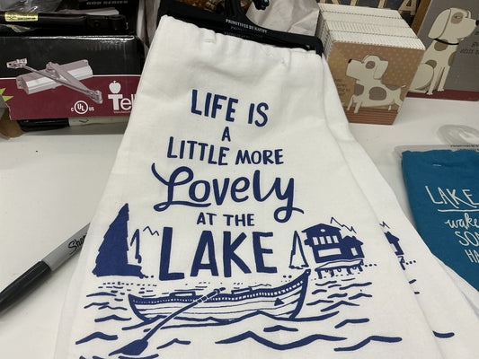 Towel Lovely Lake
