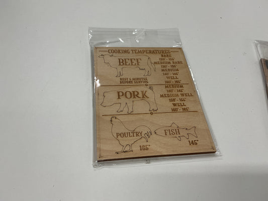 Cooking Temp Magnet