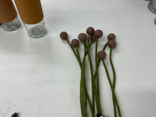 Felted Lavender Flower Sm