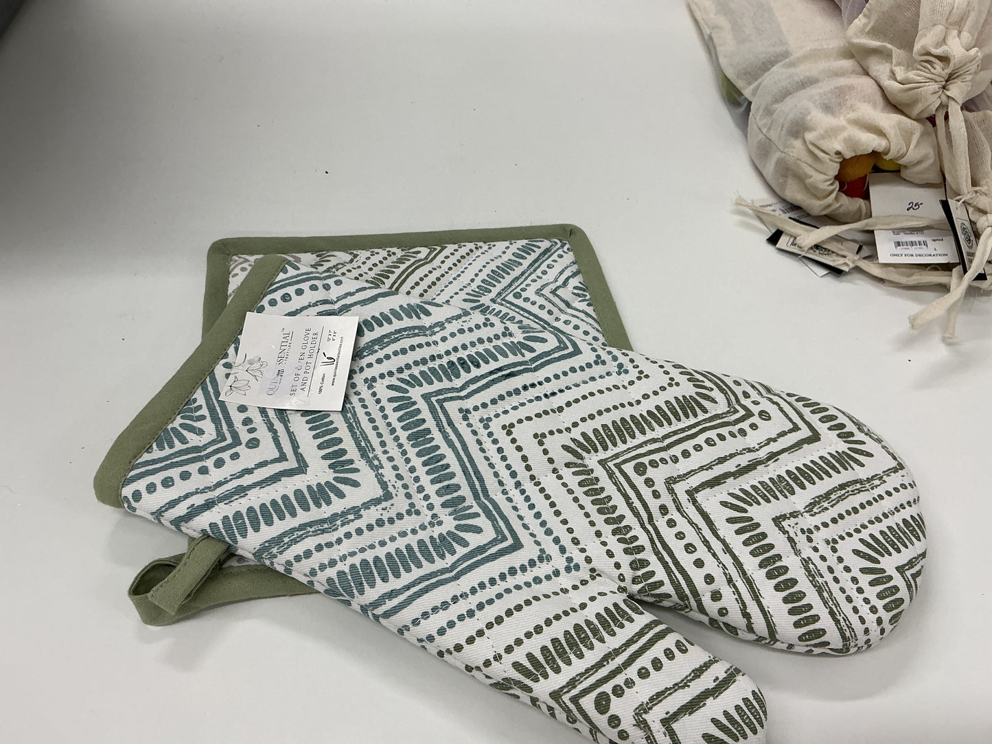 Pot Holder Set Green