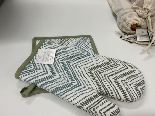 Pot Holder Set Green